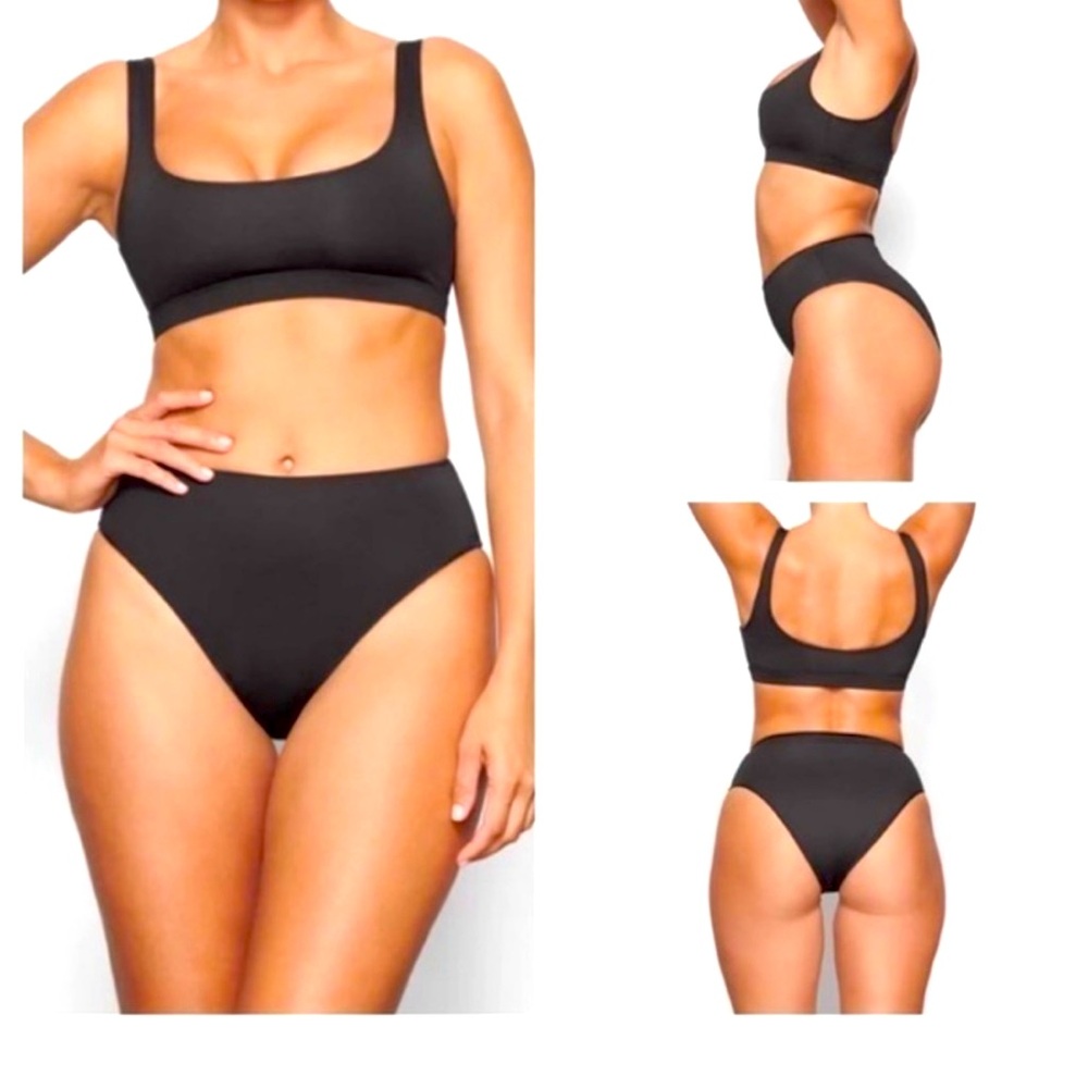 Skims Swim Mid Waist Swim Bottoms medium NWOT
